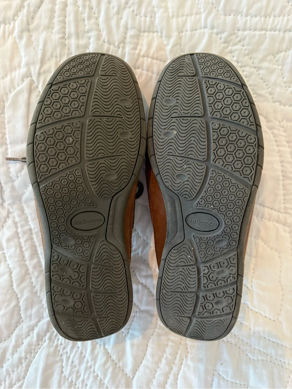 G.H. Bass & Co. Brown  Moc Toe Boat Shoes